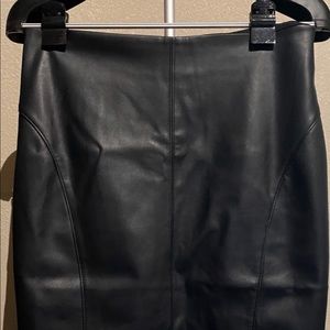 Express Leather skirt